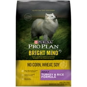 Purina Pro Plan BRIGHT MIND Turkey & Rice Formula Adult Dry Dog Food, 12 lb. Bag