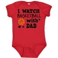 thumbnail image 3 of Inktastic I Watch Basketball with Dad Boys Baby Bodysuit, 3 of 5