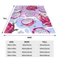 thumbnail image 3 of Pofeuu Dragon Fruit Print Ultra-Soft Micro Fleece Blanket,for Bed Or Sofa,All Season Throw Blankets Flannel Blanket-40"x30", 3 of 7