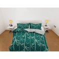 thumbnail image 2 of Lucky Bamboo Doona Cover Botanical, Colcha Verde Juego de Cama para Dormitorio, 2 of 4