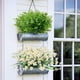 thumbnail image 4 of Ideal para bodas, interiores, exteriores, jardines, oficinas: plantas artificiales de eucalipto y boj resistentes a los rayos ultravioleta de Greenery Decor, 4 of 5