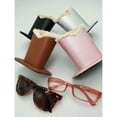 thumbnail image 3 of Funda con soporte con de antiarañazos, organizadora Amarillo shamjiam Soporte para gafas con forro de felpa, 3 of 9