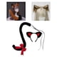 thumbnail image 5 of Juego de Orejas y Cola de Gato Sintética Colco Disfraz para Adultos Carnaval, 5 of 7
