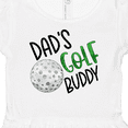 thumbnail image 4 of Inktastic Dad's Golf Buddy with Golf Ball Girls Baby Dress, 4 of 5
