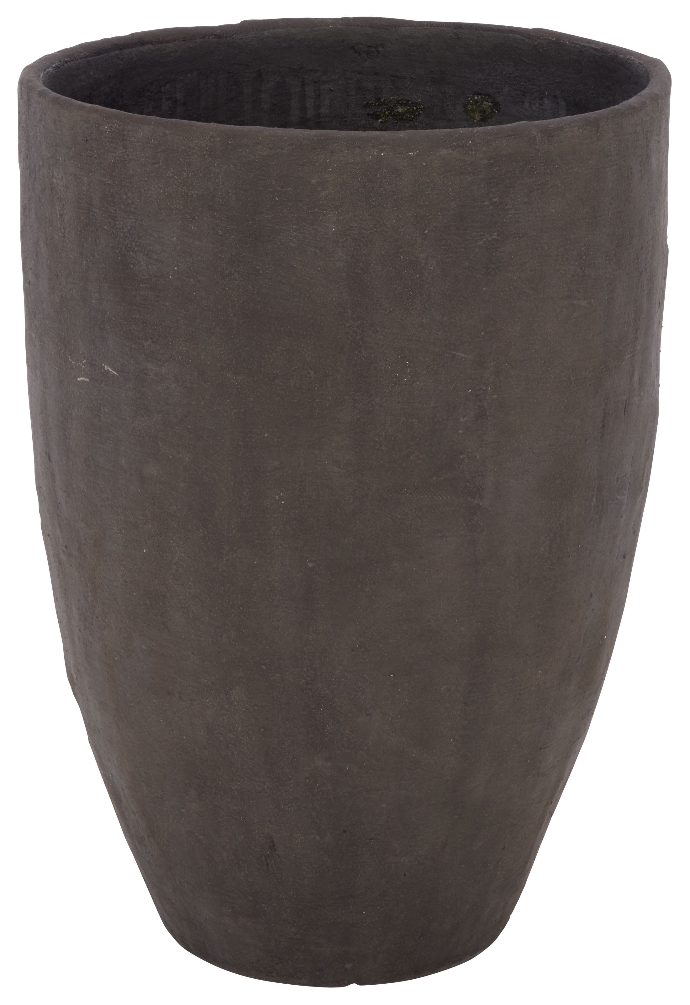 Safavieh 19.3" x 19.3" x 26.8" Round Brown Cement Bamboo Plant Pot