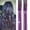 Purple, variant on Hair Tinsel 12Pcs Clip in Rainbow Hair Accessories 20 Inch Fairy Hair Tinsel Kit for Women Girls Kids Glitter Extensions for Christmas Halloween New Year Party