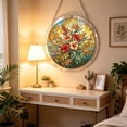 thumbnail image 6 of Acrylic Puzzles Suncatcher Window Hanging, 7.4 Inch Sun Catcher Acrylic Puzzles Garden Decoration for Women Men Mom Birthday Gift Home Decor (Violet Garden Grace), 6 of 8
