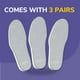 thumbnail image 3 of Plantillas acolchadas Dr. Scholl's Go Sockless! 3 pares unisex, 3 of 9