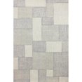thumbnail image 1 of Bashian R120-IVSIL-76X96-CL151 Venezia Collection Geometric Transitional 100 Percent Wool Hand Tufted Area Rug, Ivory & Silver - 7 ft. 6 in. x 9 ft. 6 in., 1 of 1