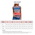 thumbnail image 4 of Camiseta sin mangas con estampado de leopardo para mujer, cuello redondo, ajuste holgado, sin mangas, jersey de verano, 4 of 8