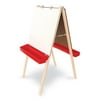 Whitney Brothers Adjustable Easel with Chalkboard, Write & Wipe Boards