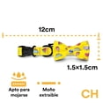 thumbnail image 3 of Collar para Perro Jack Pet con Moño Emoji Amarillo Chico, 3 of 3