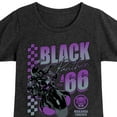 thumbnail image 3 of Marvel Black Panther - Motorcycle Racing - Girls Fitted Short Sleeve Tee, 3 of 5
