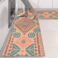 thumbnail image 2 of Kitchen Rugs Sets Of 2,Multicolor Geometric Boho Pattern Anti Fatigue Kitchen Mat Rugs Non Slip Washable,Decorative Kitchen Floor Mats for Kitchen,Sink,Laundry,17"X47", 2 of 5