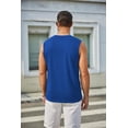 thumbnail image 4 of COOFANDY Men's Workout Tank Top Cotton Performance Sleeveless Running Shirt Regular Gym Sport Tank, 4 of 6