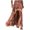 Red, variant on Skirts for Women Skirt Product Women Split Ruffle Boho Long High Side Print Floral Skirt Swing Low Distinctive Bohemian Style for Elegant Weekend Wear Blue L