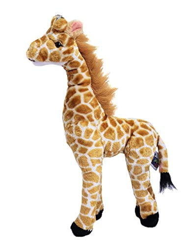 standing stuffed giraffe