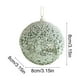 thumbnail image 3 of Bolas navideñas flocadas para decoración navideña. Se pueden usar varios estilos de adornos para árboles de Navidad para otras fiestas., 3 of 6