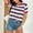 A_ Blue, variant on Olyvenn Womens Summer Tops Casual Color Block Striped Short Sleeve Shirts Crewneck T Shirts Loose Basic Tee Blouses for Women Black XXL