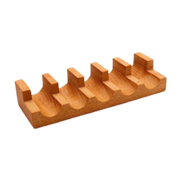 Soporte de madera para exhibición de sushi, novedoso y creativo soporte japonés para rollos de sushi. 5 cuadrícula