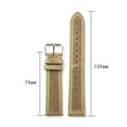thumbnail image 6 of Wristwatch Bands Italian Leather Strap Vintage Oil Wax Leather Color-Changing Ultra-Thin Watch Strap 18/19/20/21/22Mm, 6 of 11