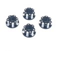 thumbnail image 1 of Gprince 4pcs RC Car Wheel Rim Center Cap M4 Nut Flange Nut Metal for for 1/10 RC Crawler Traxxas HSP Redcat Rc4wd Tamiya Axial scx10 D90 HPI, 1 of 8