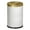 9L-Checked White, variant on 2.4 Gallon Bathroom Trash Can with Lid, Pu Leather Modern Garbage Can, Round Decorative Waste Basket, for Near Desk, Powder, Bedroom, Hotel, Office, Home