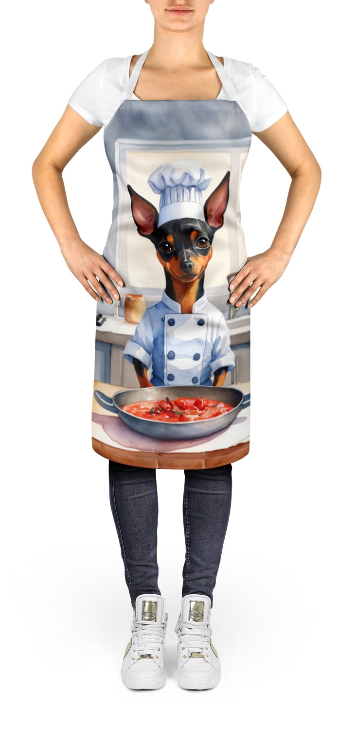 Miniature Pinscher The Chef Apron 27 in x 30 in
