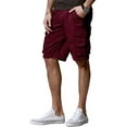 thumbnail image 6 of Matchstick Men Cotton Twill Multi-Pocket Cargo Shorts for Work Sports Outdoor, 6 of 8