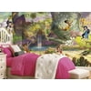 RoomMates Disney Fairies Pixie Hollow Green and Yellow Prepasted Removable Wall Mural, 10.5 feet wide X 6 feet high