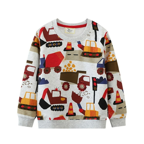 HJKIEUXL Nike Sweatshirts for Men Long Sleeve Sweatshirt Toddler Boys Sweatshirts Dinosaur Long Sleeve Pullover Crewneck Shirts Cartoon Tee Sport Tops