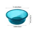thumbnail image 6 of Clearance! Round Plastic Wash Basin, 1Pcs Stackable Wash Tub Camping Dishpan Kitchen Wash Basin Foot Soak Tub Laundry Hand Wash Bucket Dish Pans for Face Cleansing Home Kitchen on Clearance Blue C, 6 of 6