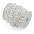 thumbnail image 5 of ZOENHOU 2 Roll 65ft x 10mm Faux Pearl Beads Garlands, Pearl Strands Spool Pearl String, Beaded Artificial Roll for Wedding, 5 of 7