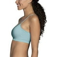 thumbnail image 4 of Women's Lily Of France 2171941 Seamless Comfort Bralette - 2 Pack (BeachsideAqua/GhstNavy S/M), 4 of 6