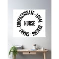 thumbnail image 2 of Empowering/Inspiring Nurse Quote - Nurse Gift/Present (Black) #1 Poster Wall Art, Modern Wall Decor, 16x24 UNFRAMED, 2 of 3