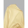 thumbnail image 7 of Petite Womens Yellow Solid Square Neck Ruched Flared Maxi Dress For Spring Summer, 7 of 7