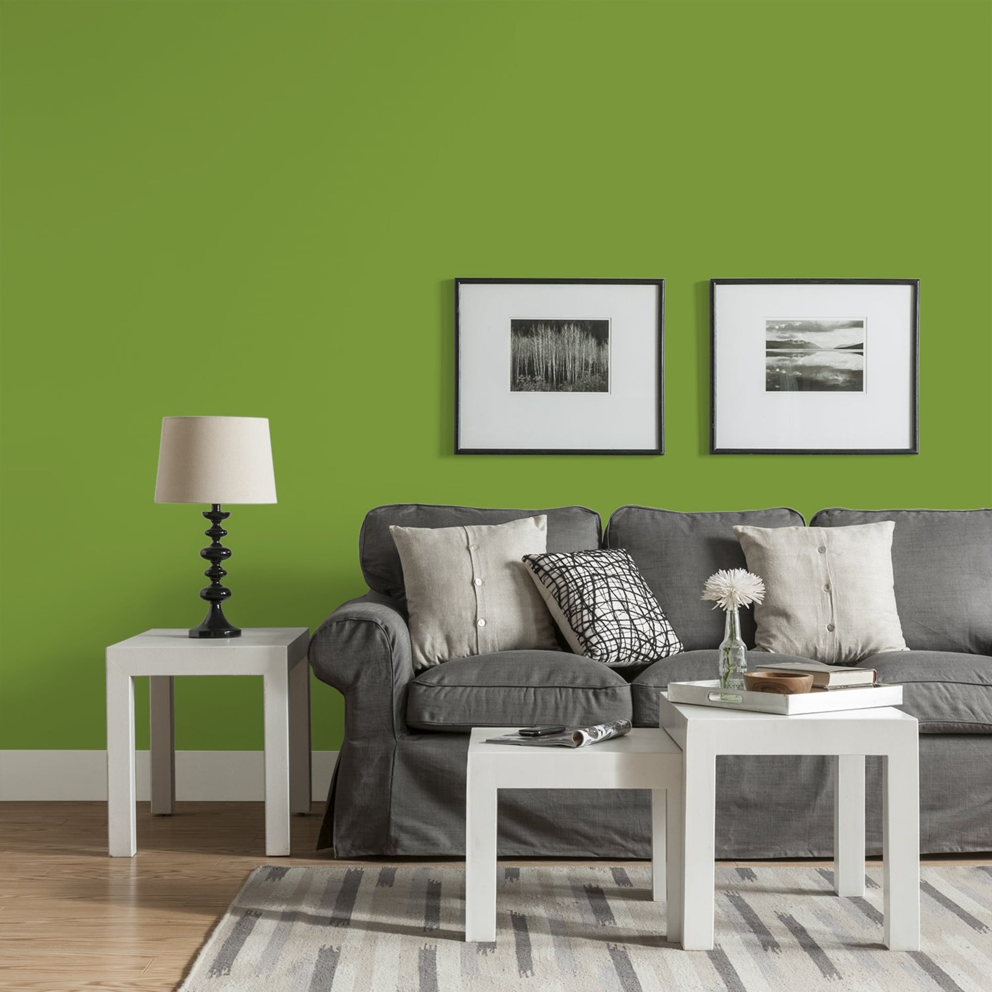 Glidden HEP Antique Moss / Green, Eggshell Interior Paint with Primer, 1 Quart