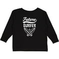 thumbnail image 3 of Inktastic Surfing Future Surfer Boys or Girls Long Sleeve Toddler T-Shirt, 3 of 5