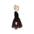 thumbnail image 4 of Robe Fille Noire Cœur Tulle Fête Velours Saint-Valentin 12 Ans, 4 of 7