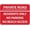 Warning Sign 2, variant on Warning Sign Private Residents Only No Parking No Beach Access - 12×8 Inches, Aluminum Metal Tin, Business Property Decor