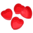 thumbnail image 1 of 4 moldes para pasteles de silicona con forma de corazón para hornear, mini moldes para pasteles antiadherentes en forma de corazón para el día de San Valentín, horno, microondas, freidora y congelador, 1 of 5