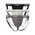 thumbnail image 1 of Jockstraps en Coton pour Hommes Papi 705910W - Lot de 3 (Noir/gris Assorti L), 1 of 4
