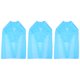 thumbnail image 1 of 3Pcs CPE Capa de aislamiento de limpieza de plástico Abrigo de plástico para peluquería Barbers Cloak Cosmetic Salon Cape Size XL (Azul), 1 of 5