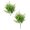 Green 2Packs, variant on Flocked Soft Velvet Texture For Wedding Photography Home Faux Floral Arrangement, 38 cm, Green 6Packs