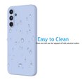 thumbnail image 3 of Cell Phone Basic Cases for Galaxy A15 5G 6.5", Liquid Silicone Gel Rubber Shockproof Case Ultra Thin Slim Matte Surface Cover for Samsung Galaxy A15 5G (Purple), 3 of 5