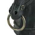 thumbnail image 5 of 9" x 12" Black Polystone Antique Style Head Horse Sculpture with Hitching Post and Gold Accents, by DecMode, 5 of 14
