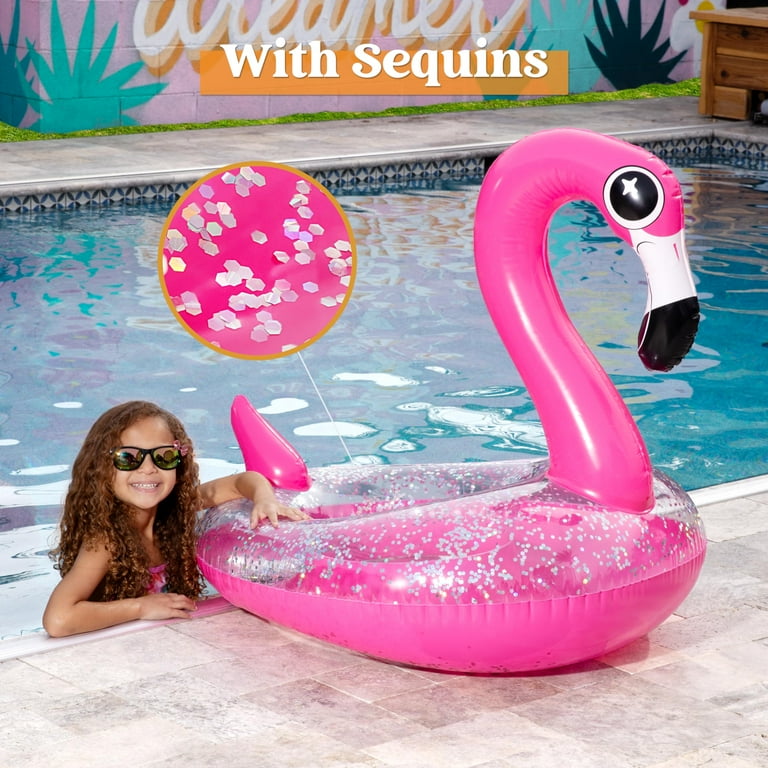 Flamingo Pool Intex Glitter Flamingo Tube Glitter Flamingo