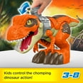 thumbnail image 2 of Imaginext Jurassic World T. rex Expedition Dinosaur Toy and Vehicle, 7-Piece Playset, 2 of 6