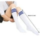 thumbnail image 3 of Qarigey Medias hasta el muslo a rayas, calcetín largo y cálido, botas JK, calcetería para Cosplay, juegos deportivos, Día de San Valentín, Type3, 3 of 4
