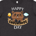 thumbnail image 4 of Inktastic Happy Groundhog Day- Cute Youth T-Shirt, 4 of 5